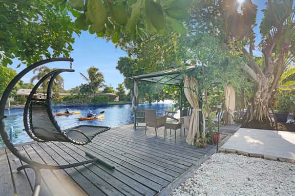 Lush Waterfront Oasis w/ Heated Pool/ Hot Tub/Dock